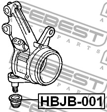 Zestaw naprawczy przegubu FEBEST HBJB-001