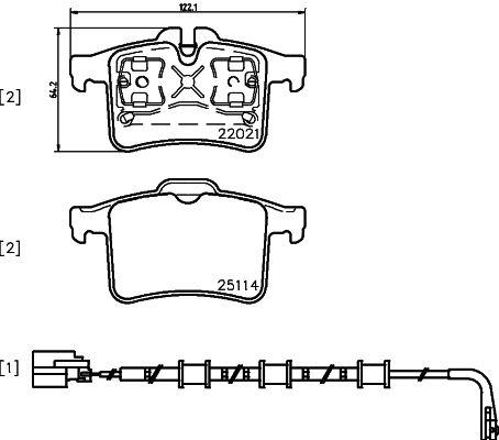 Klocki hamulcowe BREMBO P 36 034