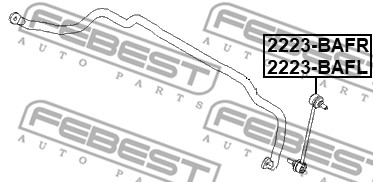 Łącznik stabilizatora FEBEST 2223-BAFR