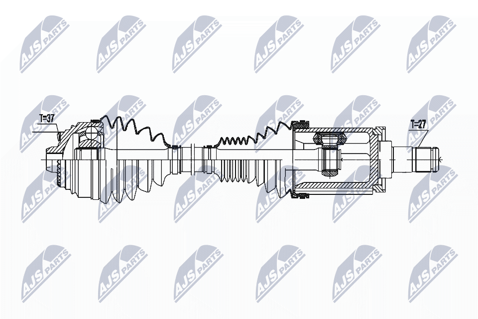 Wał napędowy NTY NPW-BM-177