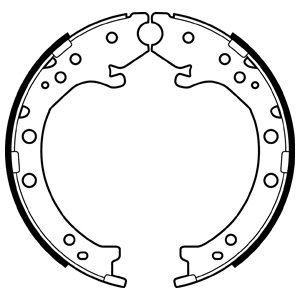 Zestaw szczęk hamulcowych DELPHI LS2034