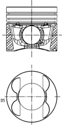 Tłok KOLBENSCHMIDT 40095630