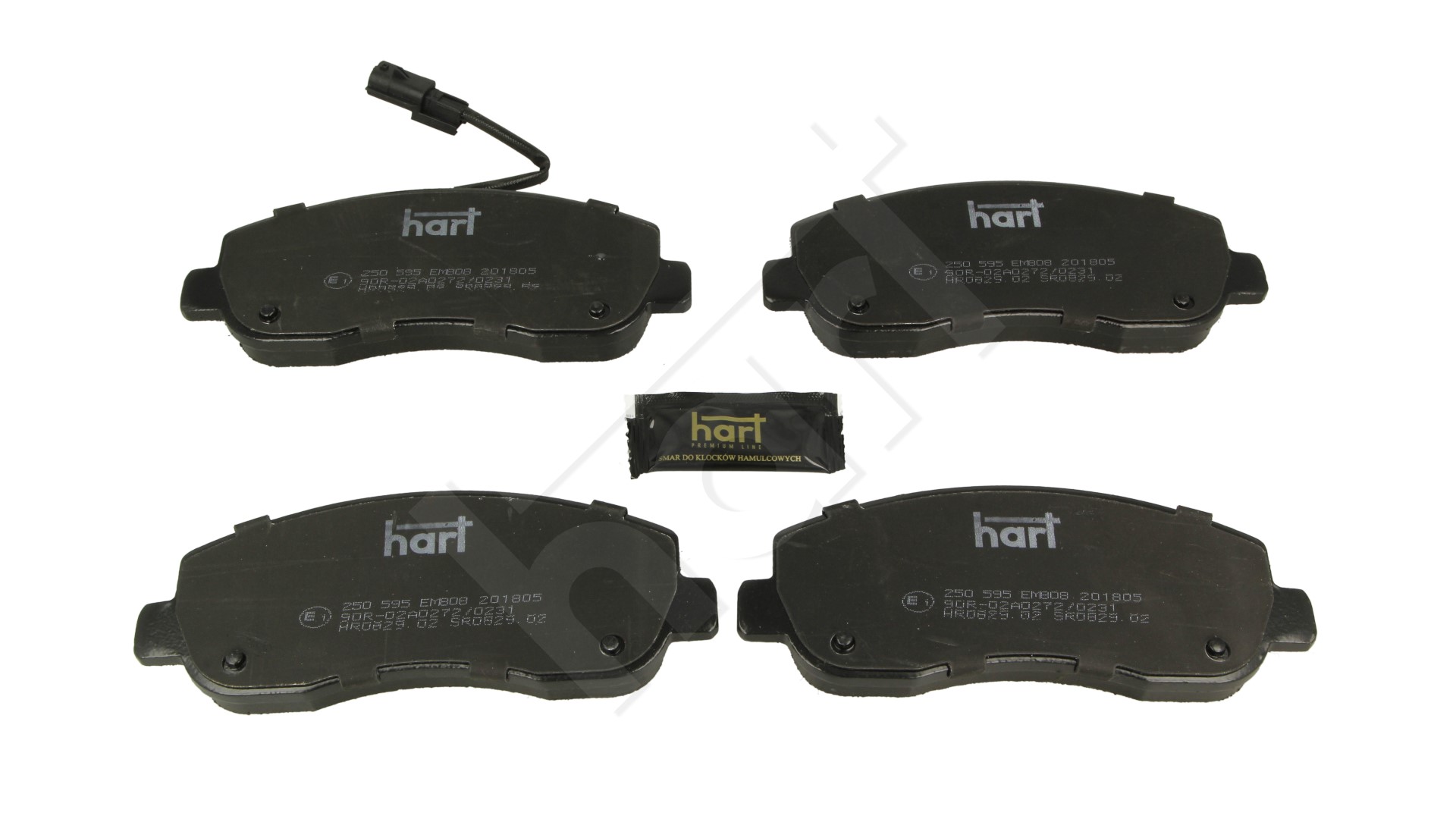 Klocki hamulcowe HART 250 595