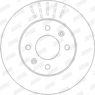 Tarcza hamulcowa JURID 562273JC