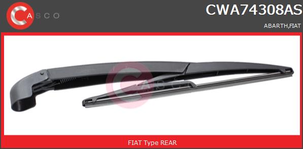 Ramię wycieraczki CASCO CWA74308AS