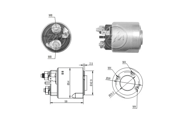 Elektromagnes rozrusznika ERA ZM4495