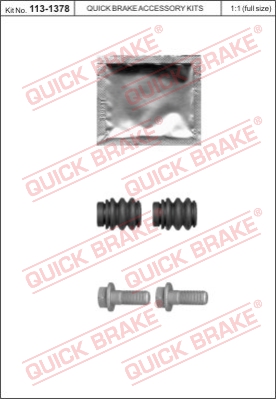 Zestaw naprawczy zacisk hamulcowy QUICK BRAKE 113-1378