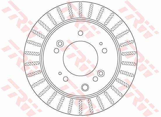 Tarcza hamulcowa TRW DF6191S