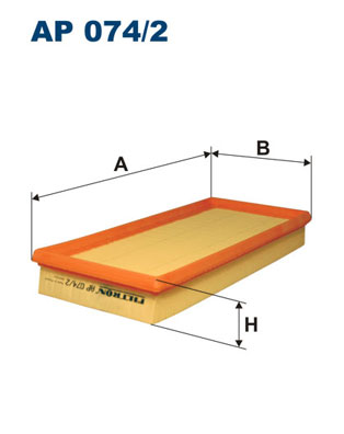 Filtr powietrza FILTRON AP074/2