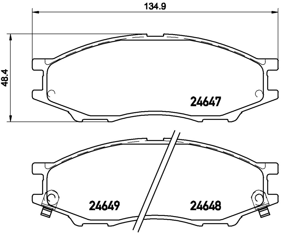 Klocki hamulcowe BREMBO P 56 083