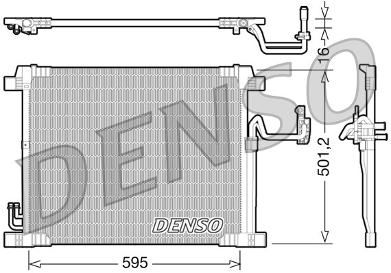 Skraplacz klimatyzacji DENSO DCN46012