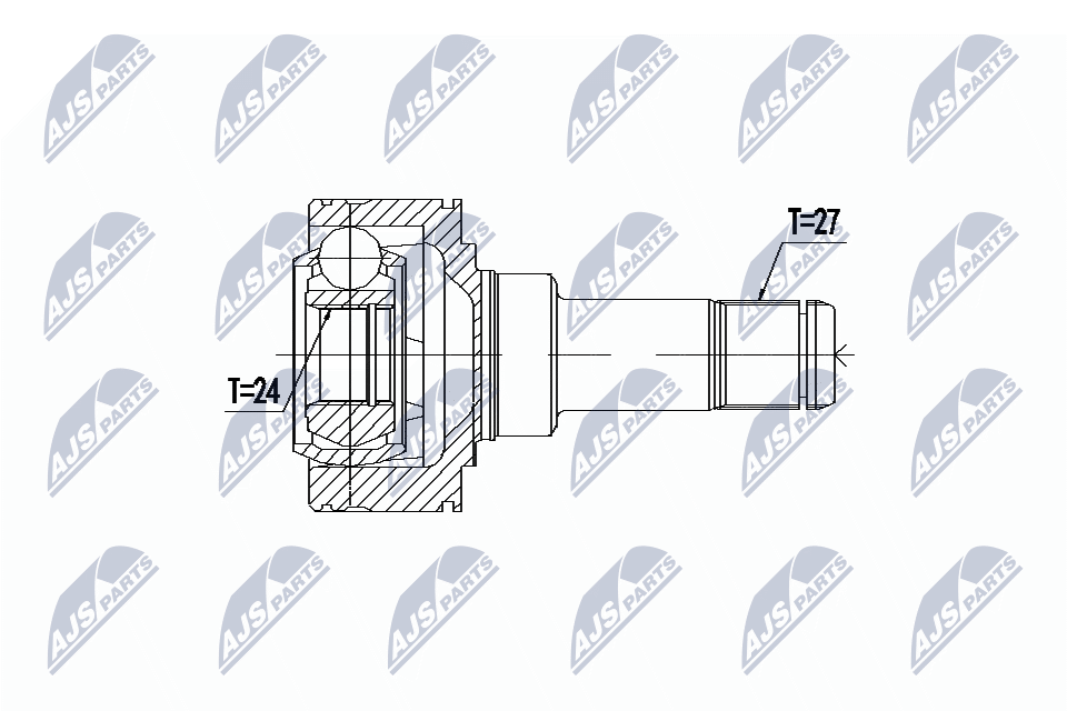 Zestaw przegubu, wał napędowy NTY NPW-BM-057