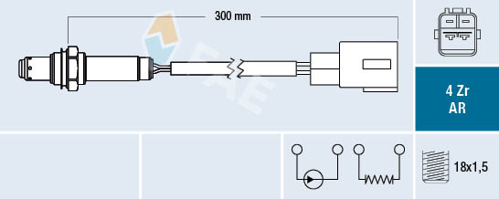 Sonda lambda FAE 75659