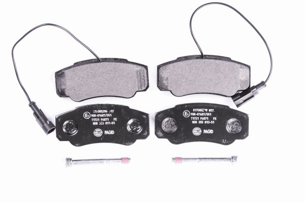 Klocki hamulcowe HELLA 8DB 355 013-511
