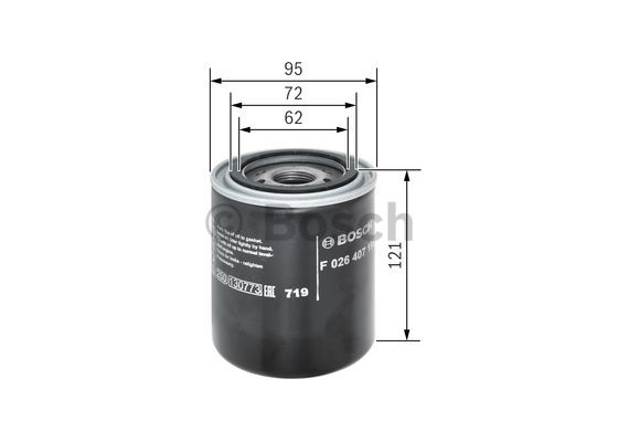 Filtr oleju BOSCH F 026 407 198
