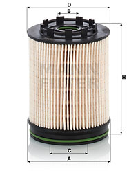 Filtr paliwa MANN-FILTER PU 10 023/1 z KIT