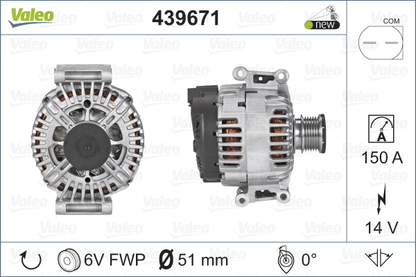 Alternator VALEO 439671