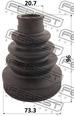 Zestaw osłon FEBEST 0315-FK