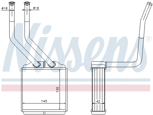 Nagrzewnica NISSENS 71776