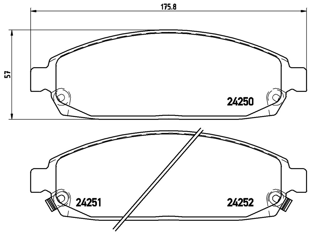 Klocki hamulcowe BREMBO P 37 010