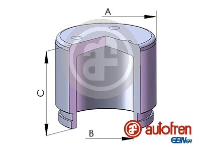 Tłoczek zacisku hamulcowego AUTOFREN SEINSA D025818