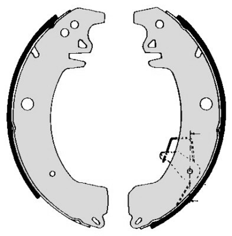 Szczęki hamulcowe BREMBO S 68 537