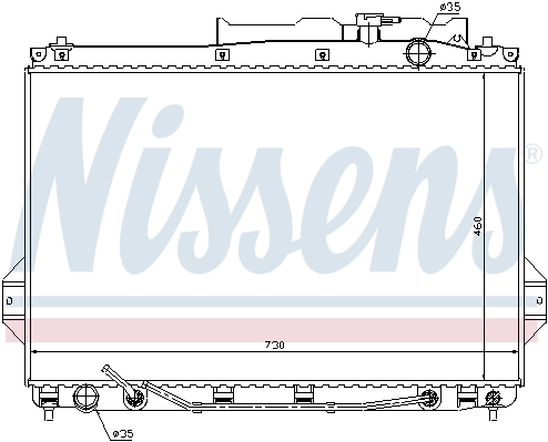 Chłodnica NISSENS 67527