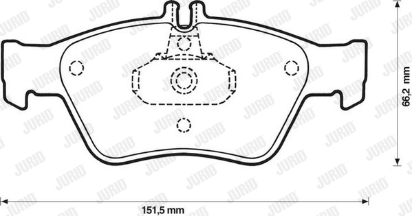 Klocki hamulcowe JURID 571877J