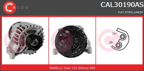 Alternator CASCO CAL30190AS