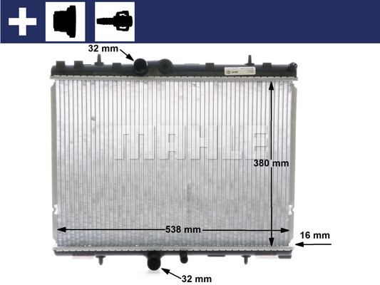 Chłodnica MAHLE CR 1501 000S