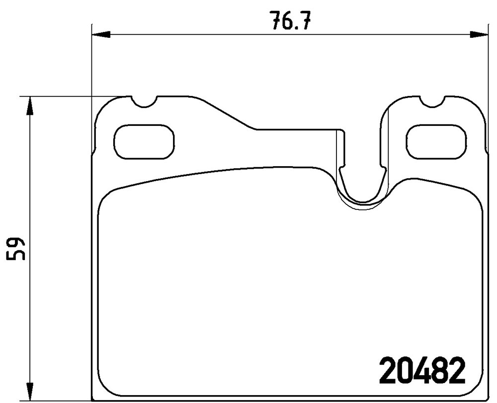 Klocki hamulcowe BREMBO P 65 003