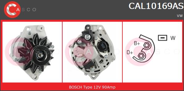 Alternator CASCO CAL10169AS