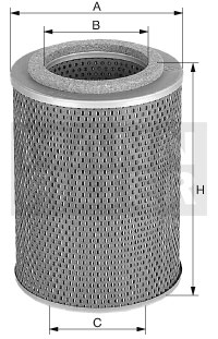 Filtr oleju MANN-FILTER H 1053/2 n