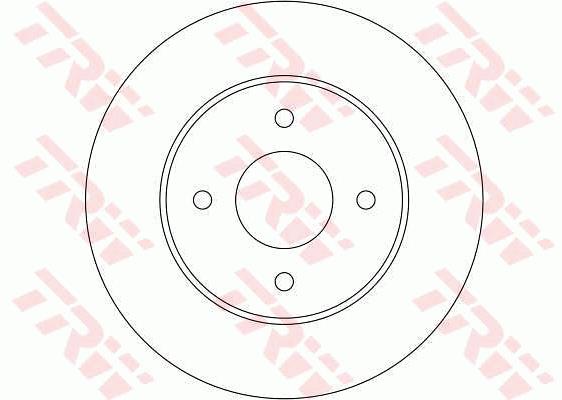Tarcza hamulcowa TRW DF4240