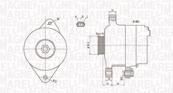 Alternator MAGNETI MARELLI 063731793010