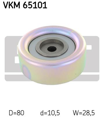 Rolka prowadząca paska osprzętu SKF VKM 65101