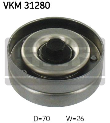 Rolka prowadząca paska osprzętu SKF VKM 31280