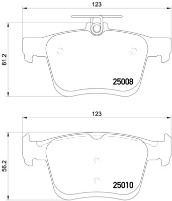 Klocki hamulcowe BREMBO P 85 125