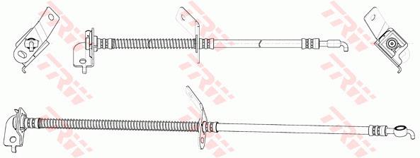 Przewód hamulcowy elastyczny TRW PHD1058