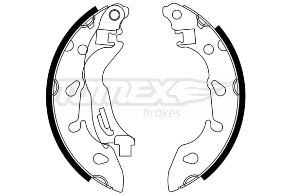 Szczęki hamulcowe TOMEX BRAKES TX 23-04