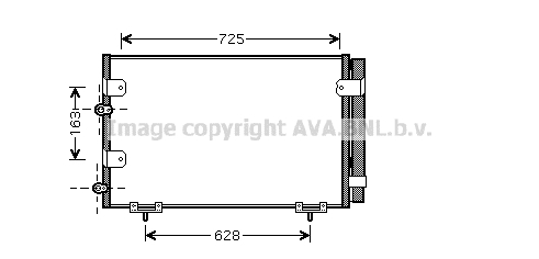 Skraplacz klimatyzacji AVA QUALITY COOLING TO5288D
