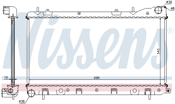 Chłodnica NISSENS 67706A