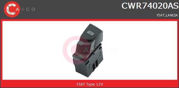 Przełącznik podnośnika szyby CASCO CWR74020AS