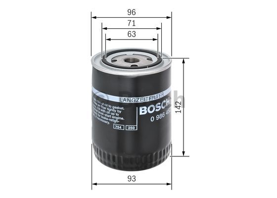 Filtr oleju BOSCH 0 986 452 400