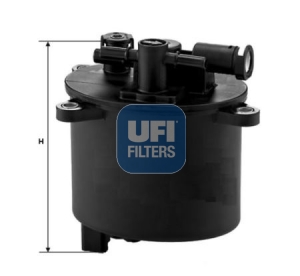 Filtr paliwa UFI 24.156.00