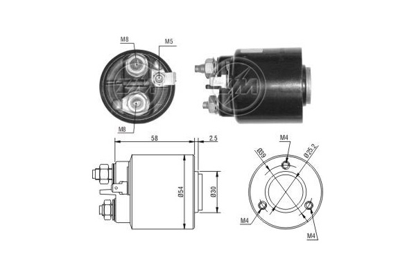 Elektromagnes rozrusznika ERA ZM492