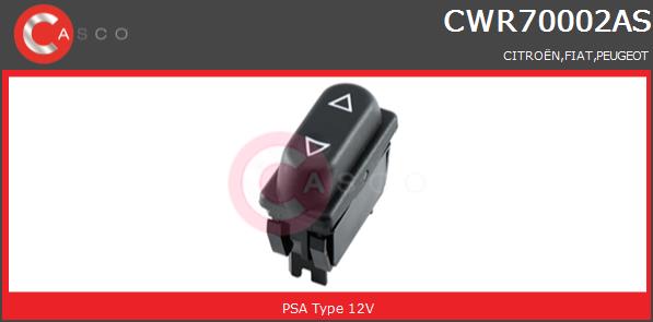 Przełącznik podnośnika szyby CASCO CWR70002AS