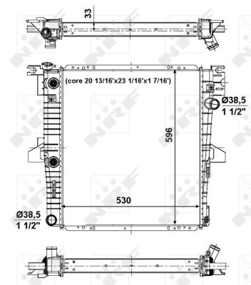 Chłodnica NRF 56034