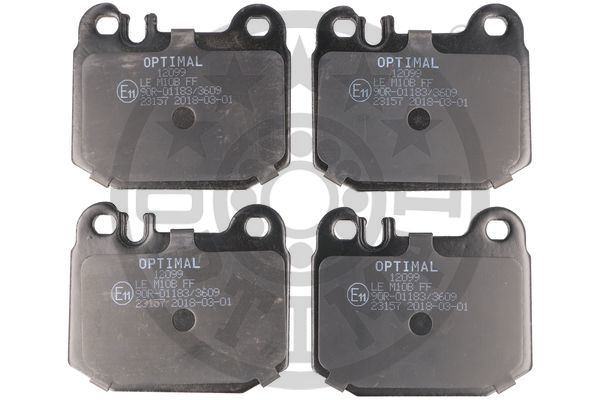 Klocki hamulcowe OPTIMAL BP-12099