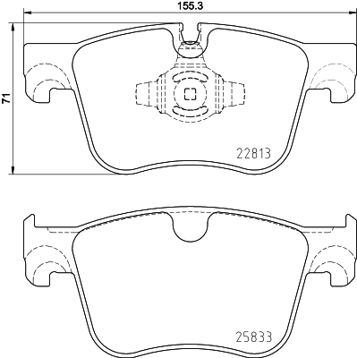 Klocki hamulcowe HELLA 8DB 355 036-491